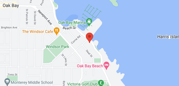 map of 101 1284 Beach Dr